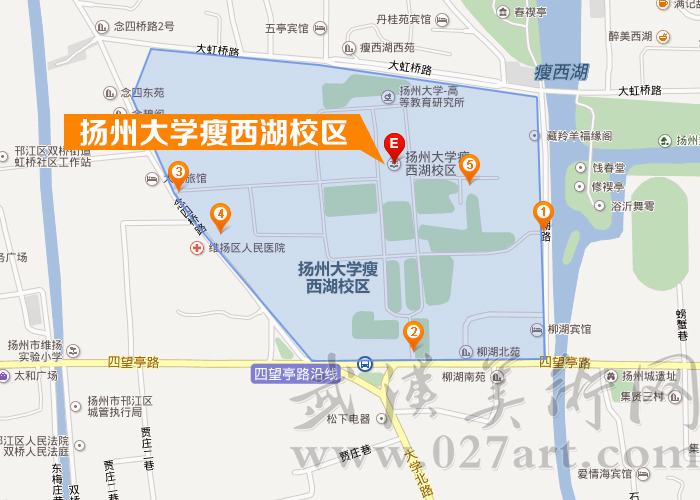 扬州大学(瘦西湖校区)地图